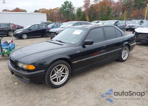 1999 BMW 740Ia из США, поврежденный, VIN WBAGG8339XDN75275